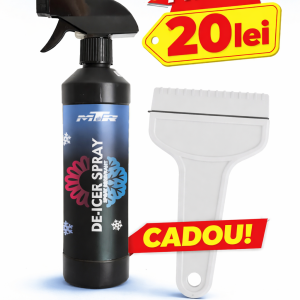 Spray dezghețare parbriz MTR, racletă cadou.